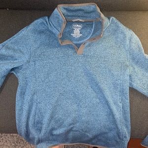 Ll bean quarter button up fleece